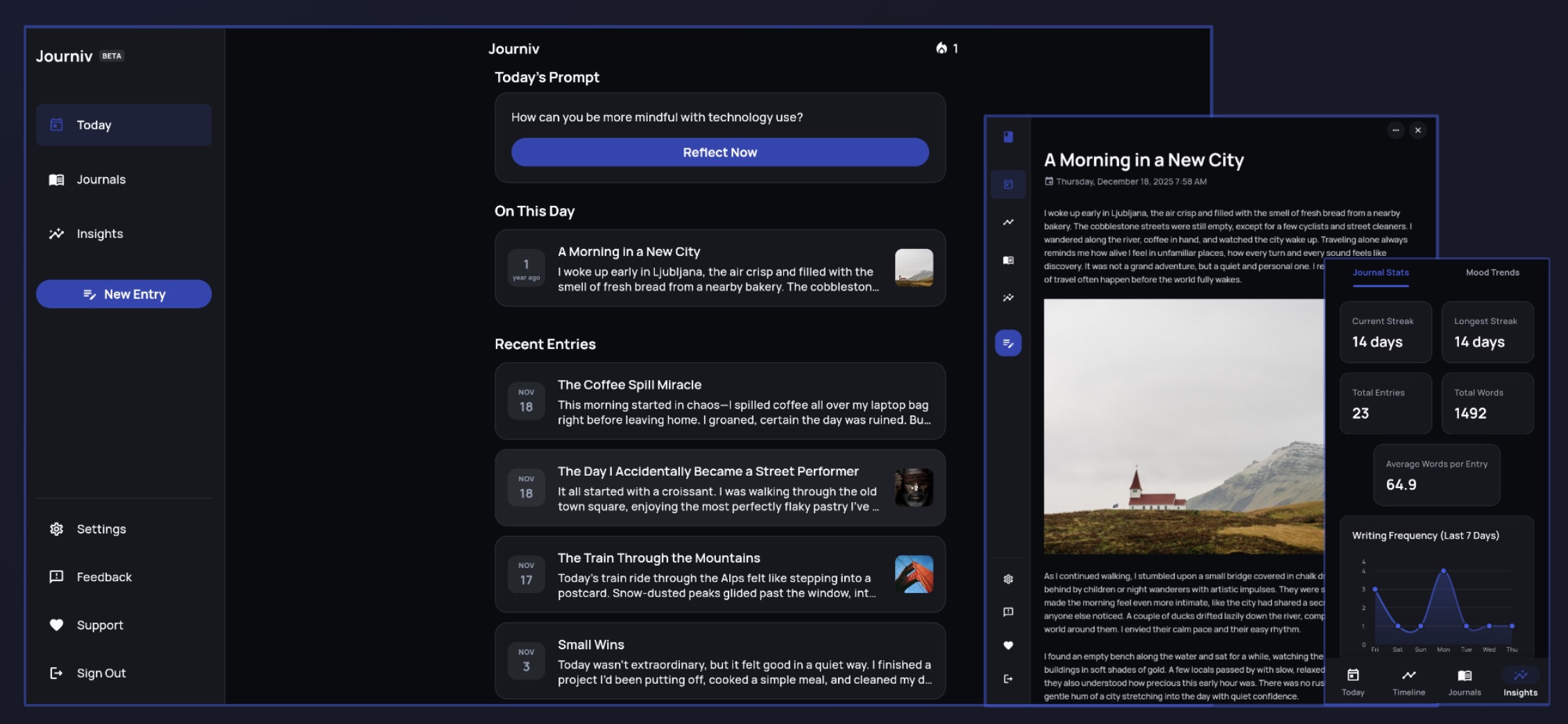 Journiv self hosted journal