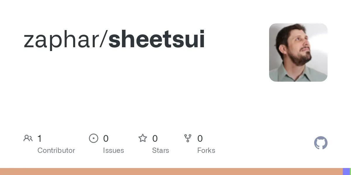 GitHub - zaphar/sheetsui