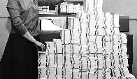 What 5 Megabytes of Data Looked Like in 1966 (62,500 punched cards)