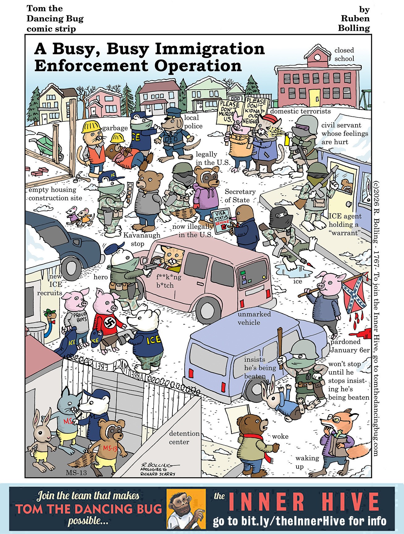 A Busy, Busy Immigration Enforcement Operation